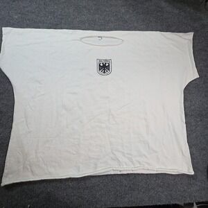 Vultures Shirt Mens 3XL White Eagle Crest Graphic Tee Jersey Oversized Top